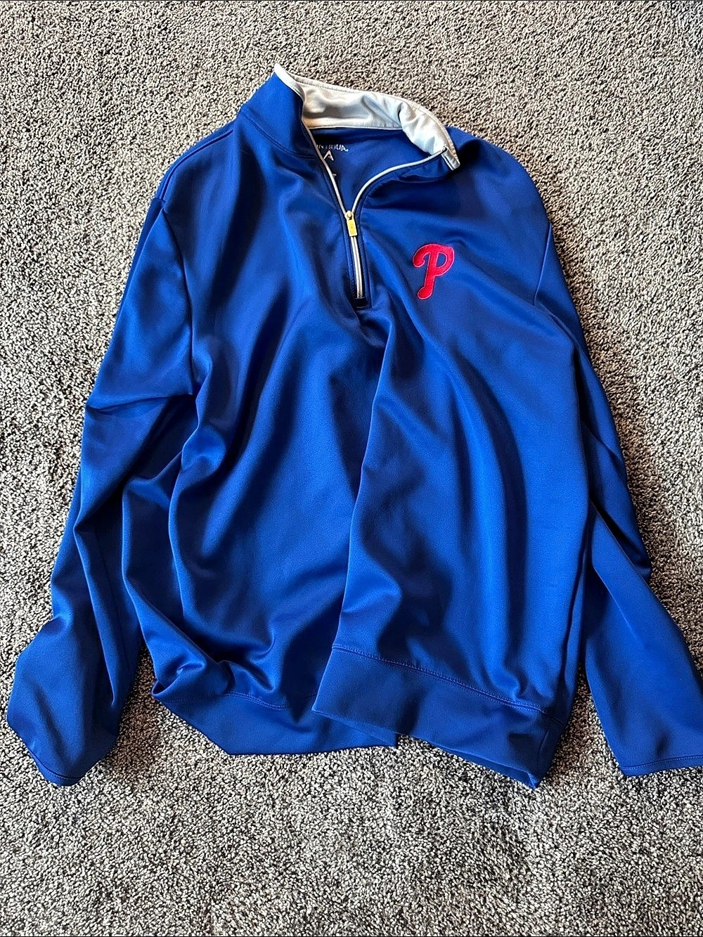 Antigua Philadelphia Phillies Antigua Generation Quarter-Zip Pullover Generation